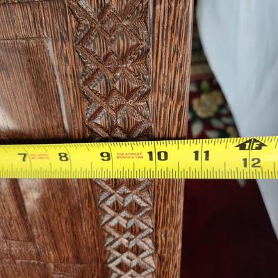 African Hand Carved Wood Chair