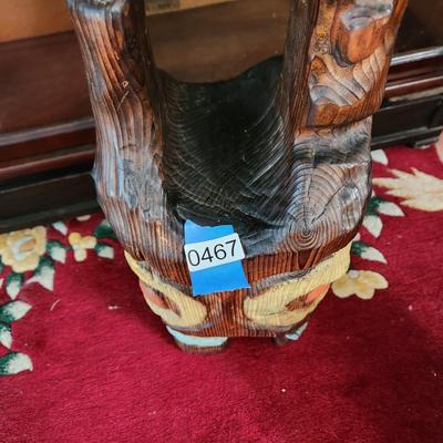 Vintage Mid Century Wood Possible Witco Tiki Cat 41" tall