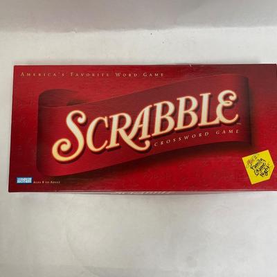 Vintage Scrabble Board Game - wooden tiles