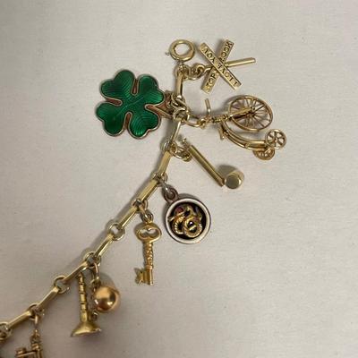 10K & 14K Bracelets, 10K, 14K & Sterling Charms (BBC-SS)