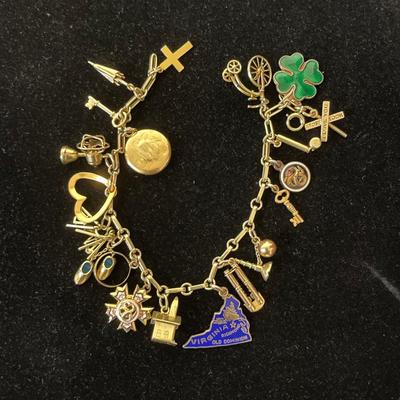 10K & 14K Bracelets, 10K, 14K & Sterling Charms (BBC-SS)
