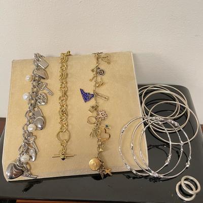 10K & 14K Bracelets, 10K, 14K & Sterling Charms (BBC-SS)