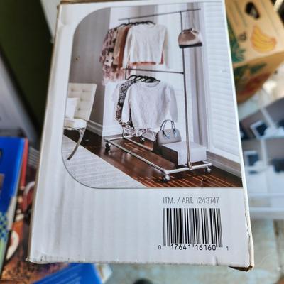 2 New in Box Stainless Steel Garment Racks