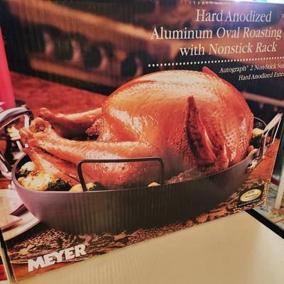 Lot of 5 Kitchen Tools Pans new in Box Juice Extractor Roasting Pan Food Mill