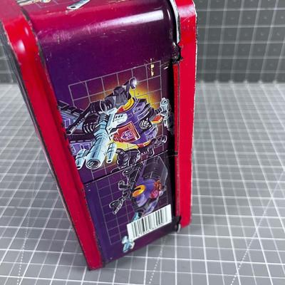 1986 TRANSFORMER Lunch Box