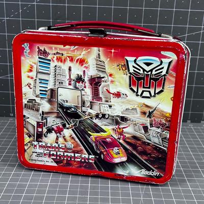 1986 TRANSFORMER Lunch Box