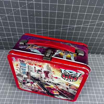 1986 TRANSFORMER Lunch Box