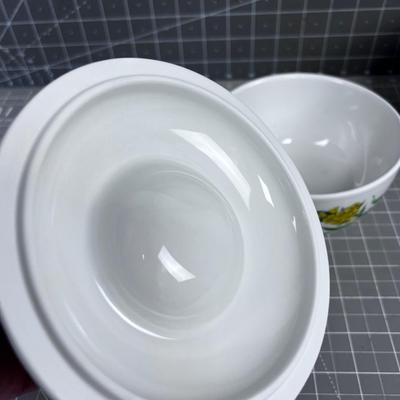 SPODE Stafford Flowers, Oven to Tableware, (2) Covered Casserole 