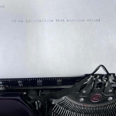 Maroon Bakelite STERLING CORONA Typewriter
