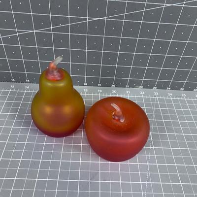 VINTAGE Pilgram Apple and Pear GLASS 