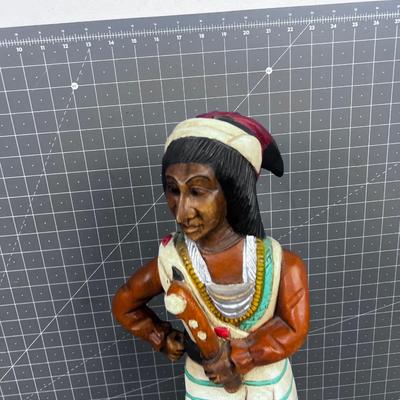 Carved Native Statue 