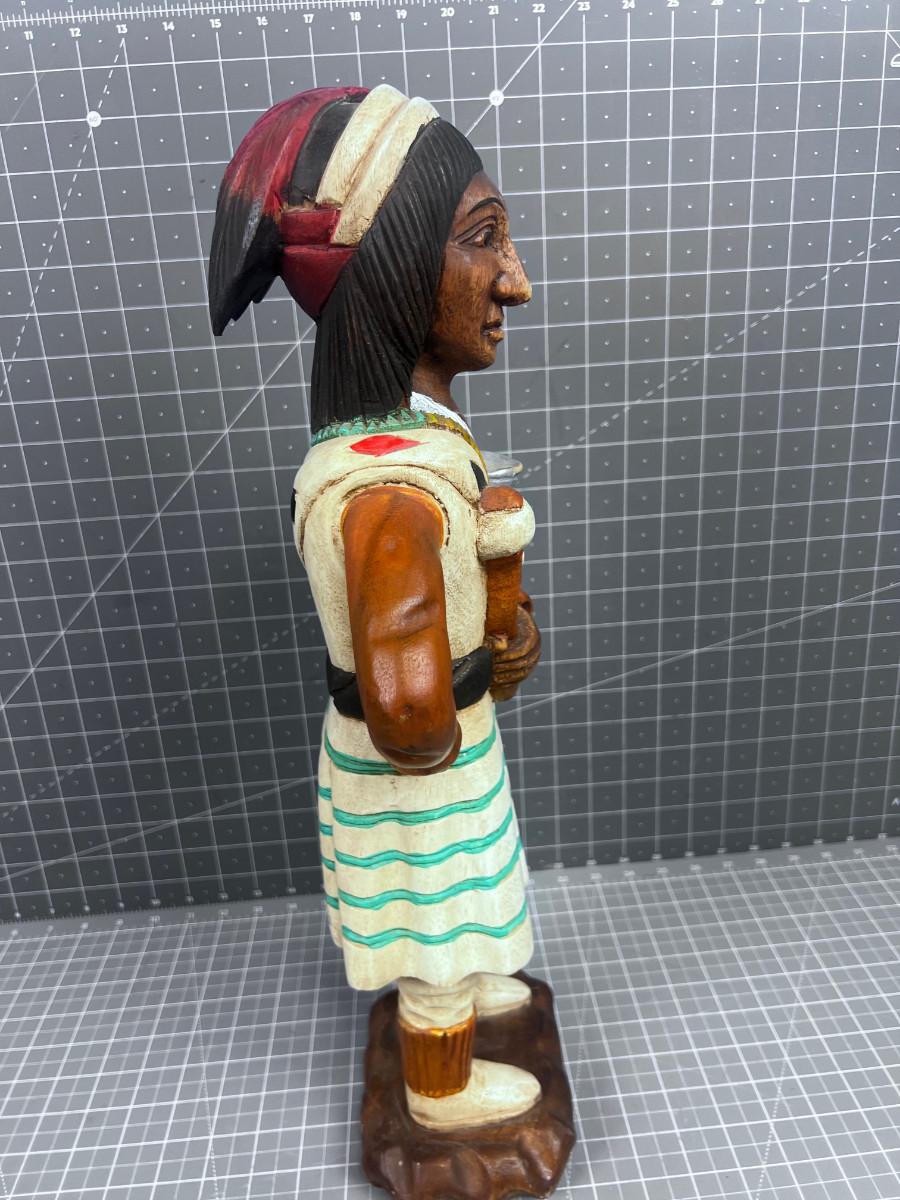 Carved Native Statue | EstateSales.org