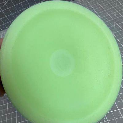 Fenton SATIN Glass, GREEN 