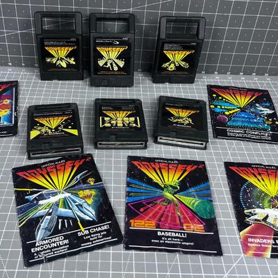 Vintage 1980 ODYSSEY Game Cartridges 