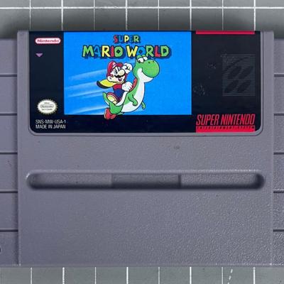 Super Nintendo, Super Mario, Game Cartridge