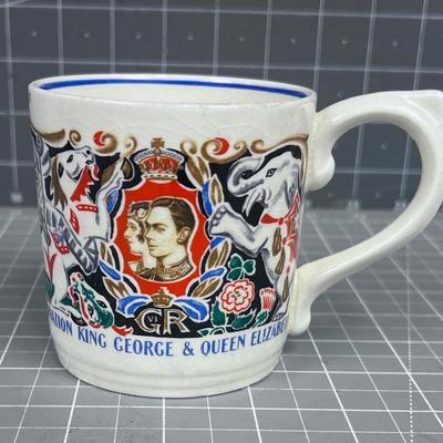 1937 King George and Queen Elizabeth Coronation CUP 