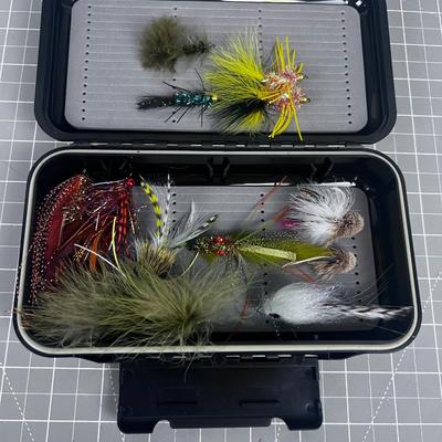 Tackle Box Full of Hand Tied Streamers 