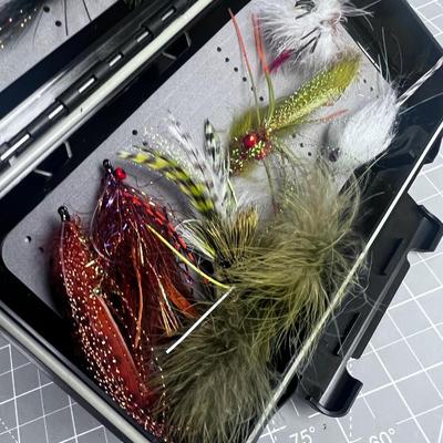Tackle Box Full of Hand Tied Streamers 