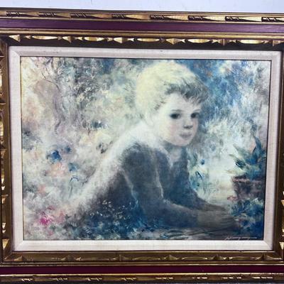 Art Print  'BOY' Framed