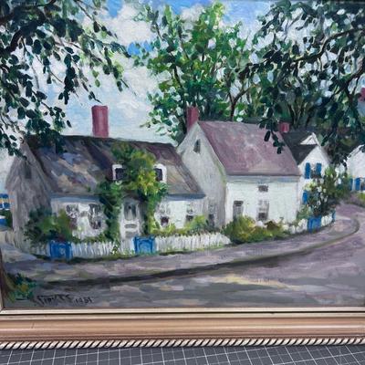 Original Art, Rock Port Main Dated 1951 Cottage 