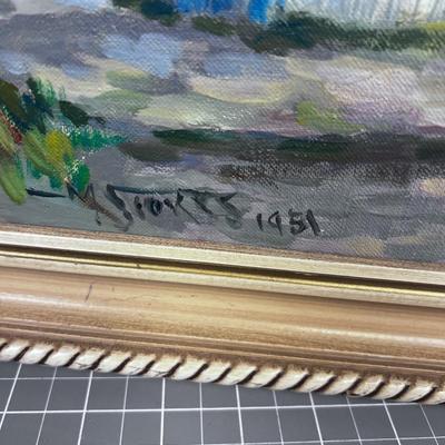Original Art, Rock Port Main Dated 1951 Cottage 