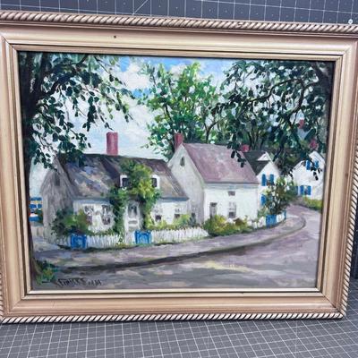 Original Art, Rock Port Main Dated 1951 Cottage 