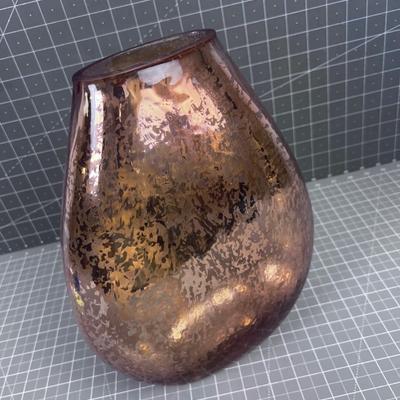 Copper Tone Mercury Glass VASE