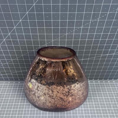 Copper Tone Mercury Glass VASE