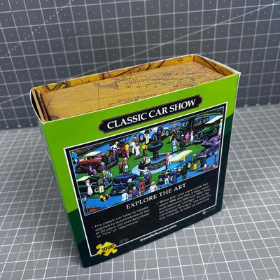 1000 Piece Puzzle, Classic Car Show, NEW Sealed