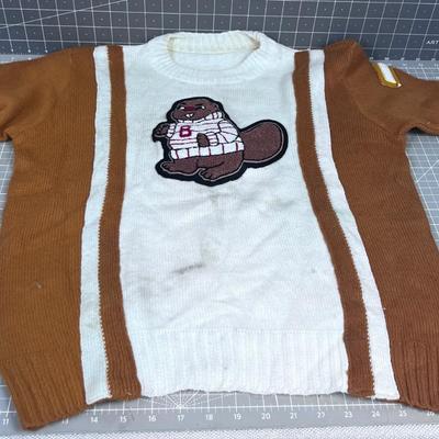 THE BEAVERS VINTAGE CLUB SWEATER Maybe Oregon 