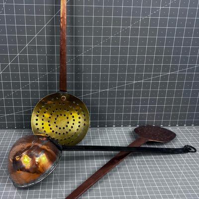 Copper Utensils LARGE