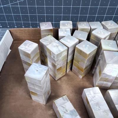 Lots of Mother of Pearl Salt & Pepper Shakers