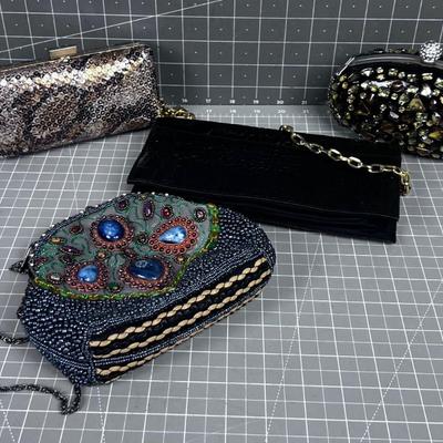 4 Clutches WOW Purses