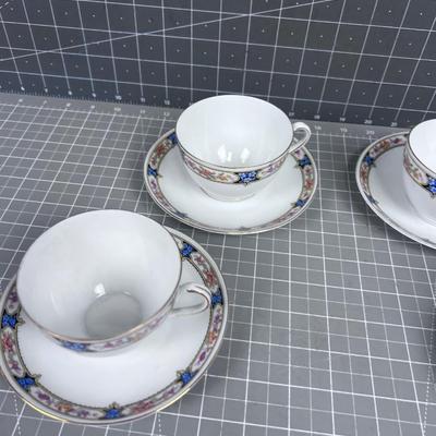 Czechoslovakia Cups and Saucers 