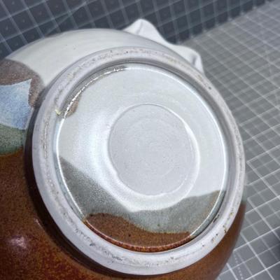 AWESOME Studio Art Pottery Soup Tureen With Ladle 