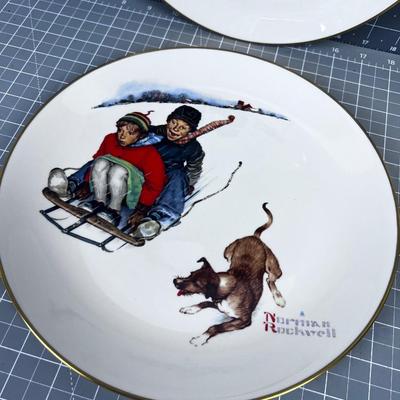 Gorham (4) 4- Seasons Series PLATES 