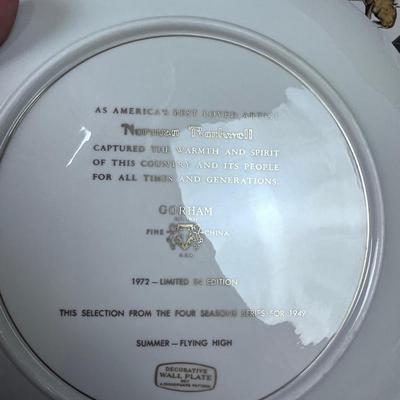 Gorham (4) 4- Seasons Series PLATES 