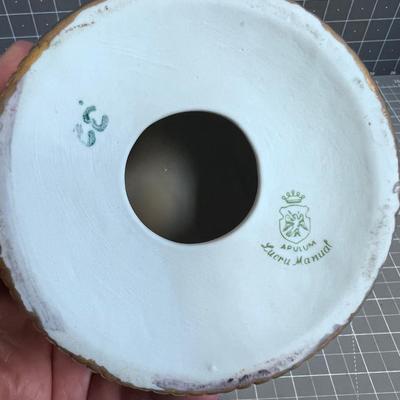 Porcelain Lucru Manual Hand Painted Porcelain Fruit Basket 