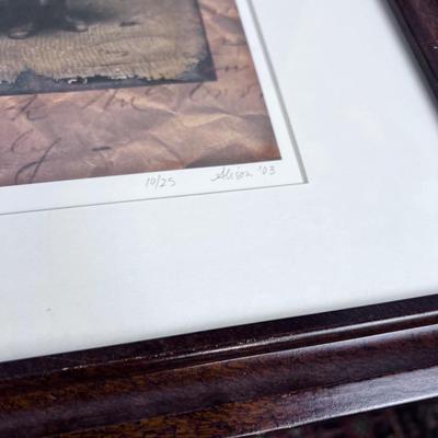 Limited Edition Print, Title: Nell Wanted the Moon. Framed & Mated