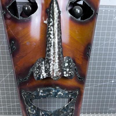 The Door Greeter: Light Up Metal Wall Art -  Tiki Like