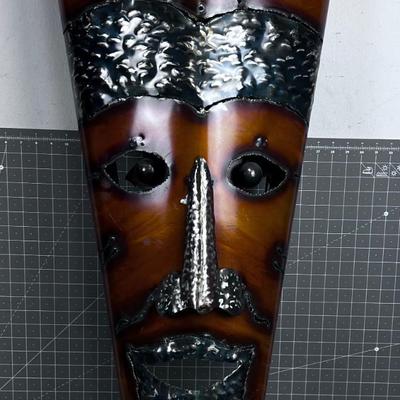 The Door Greeter: Light Up Metal Wall Art -  Tiki Like
