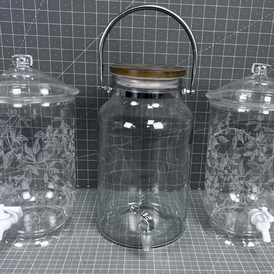 3 Separate Drink Dispensers 