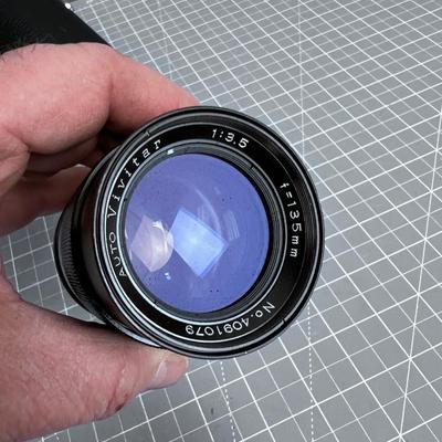 Auto Vivitar Lense 1;3.5 With Case. 