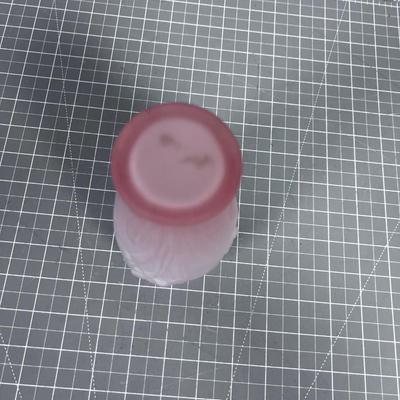 Pink Depression Glass IRIS Vase