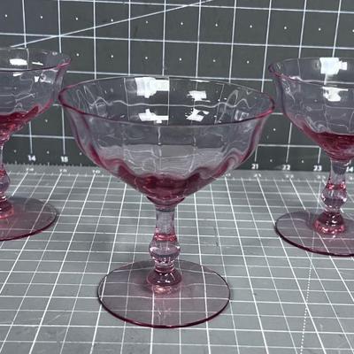 (3) Sherbert Glasses
