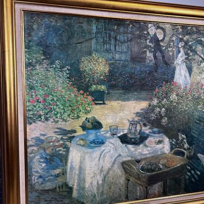 Monet Giclee Print Framed 