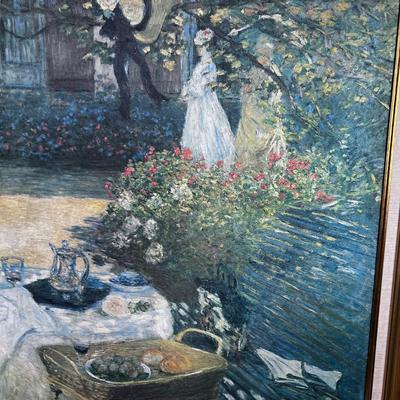 Monet Giclee Print Framed 