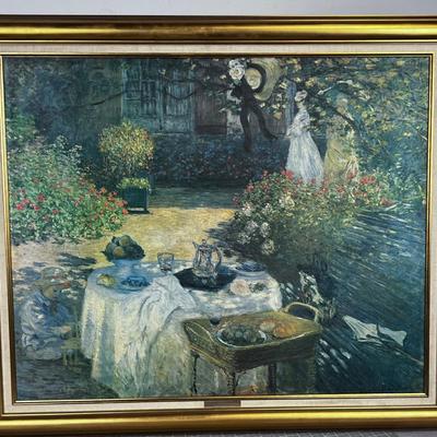 Monet Giclee Print Framed 