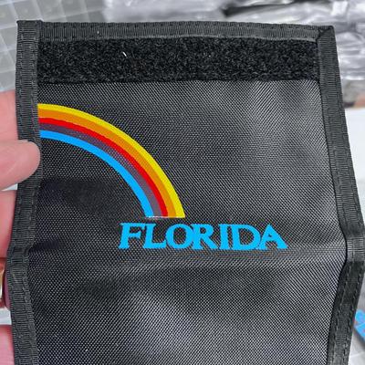 New Old Stock VELCRO Wallets; Brown, Tan & Black with a Rainbow on it