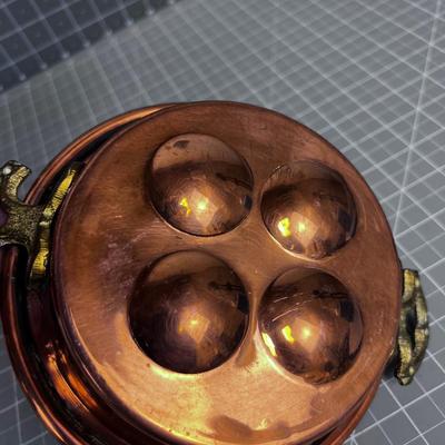 2 Pieces of Vintage Copper Cookware